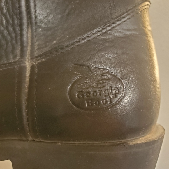 Men's Black Georgia Boot - Picture 3 of 4